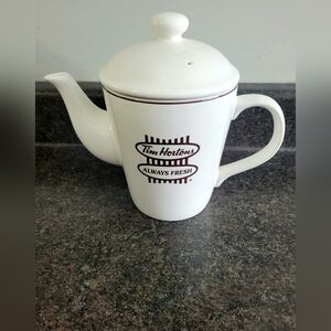 Tim Hortons White Tea Pot